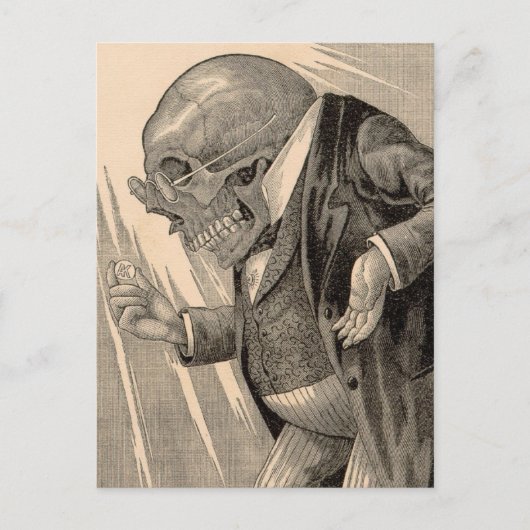 Carte Postale Skeletal Penny Saver (Devant)