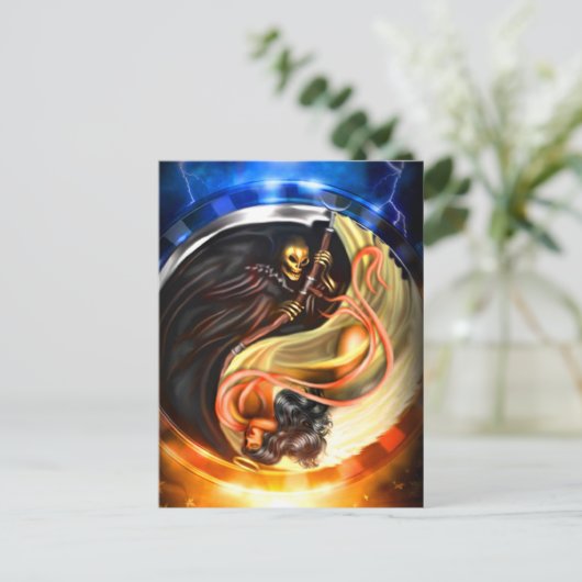 Carte postale Skeleton (Debout devant)