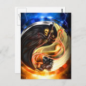 Carte postale Skeleton (Devant / Derrière)