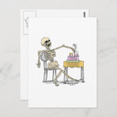 Carte Postale SKeLeToN BiRtHdAy CaKe (Devant / Derrière)