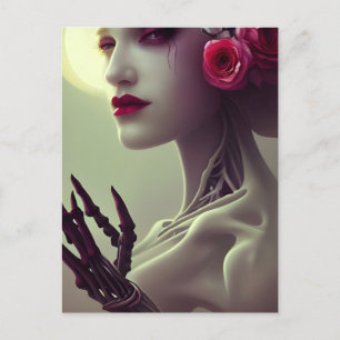 Carte postale Skeleton Bone Woman