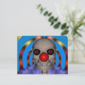 Carte Postale Skeleton Clown (Debout devant)