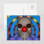 Carte Postale Skeleton Clown (Devant / Derrière)