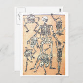 Carte postale Skeleton Dance (Devant / Derrière)