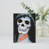 Carte Postale Skeleton d'Halloween (Debout devant)