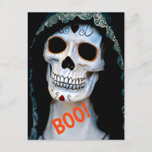 Carte Postale Skeleton d'Halloween