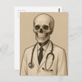 Carte Postale Skeleton Doctor (Devant / Derrière)