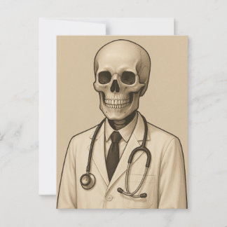 Carte Postale Skeleton Doctor
