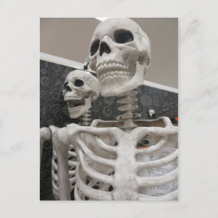 Carte Postale Skeleton Duo