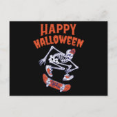 Carte Postale Skeleton Halloween (Devant)
