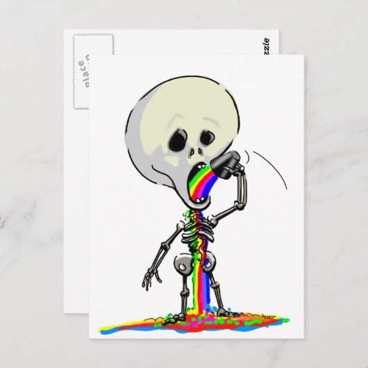 Carte Postale sKeLeToN JuiCe (Devant / Derrière)