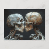 Carte Postale Skeleton Kiss (Devant)