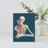Carte Postale Skeleton rétro (Debout devant)