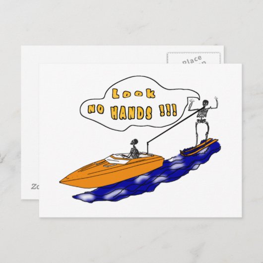 Carte Postale Skeleton Ride (Devant / Derrière)