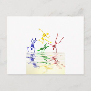 Carte Postale Skeletons