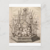 Skeletons, crânes et arbres Déplaisants vintages
