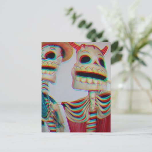 Carte Postale Skeletons dansants (Debout devant)