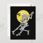 Carte postale Skeletons de danse (Devant / Derrière)