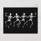 Carte Postale Skeletons de danse II (Devant)
