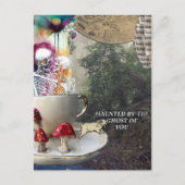 Carte Postale Skeletons Mixed Media Collage Ghost of You (Devant)