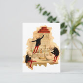 Carte Postale Skeletons scientifiques (Debout devant)