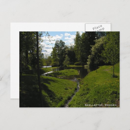 Carte Postale Skelleftea, Suède (Devant / Derrière)