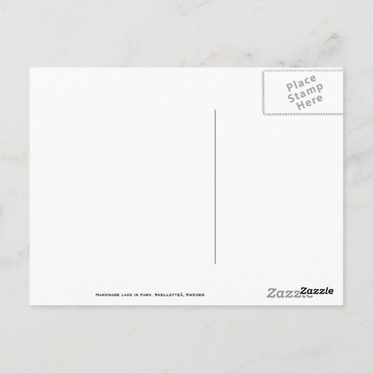 Carte Postale Skelleftea, Suède (Dos)