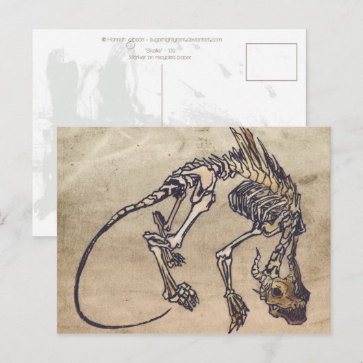 Carte postale Skellie (Devant / Derrière)