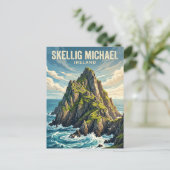 Carte Postale Skellig Michael Irlande (Debout devant)