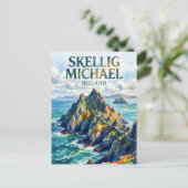 Carte Postale Skellig Michael, Portmagee, Comté de Kerry, Irland (Debout devant)