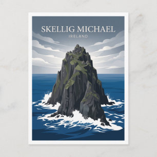Carte Postale Skellig Michael Portmagee Irlande