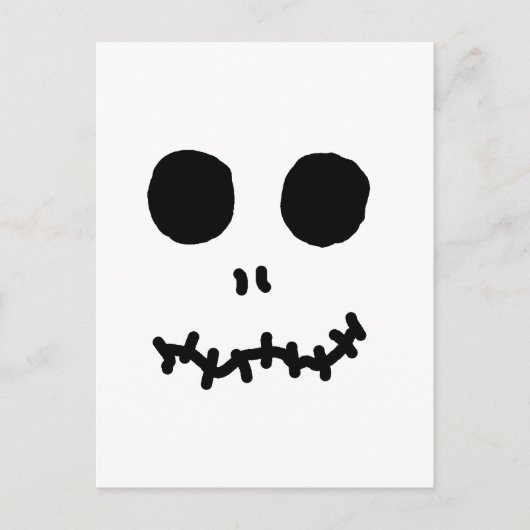 Carte Postale Skellinigtonesk Halloween Visage Hallow Eyes (Devant)