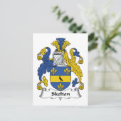 Carte Postale Skelton Family Crest (Debout devant)