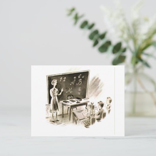 Carte Postale Sketch de classe (Debout devant)