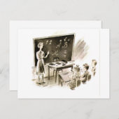 Carte Postale Sketch de classe (Devant / Derrière)