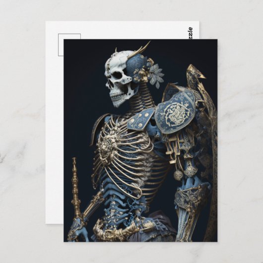 Carte postale Sketetal Warrior (Devant / Derrière)