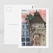 Carte Postale Skethchbook pages. Málaga. Markers (Devant / Derrière)