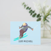 Carte Postale Ski (Debout devant)