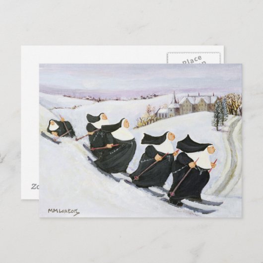 Carte Postale Ski (Devant / Derrière)