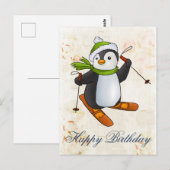 Carte Postale Ski (Devant / Derrière)