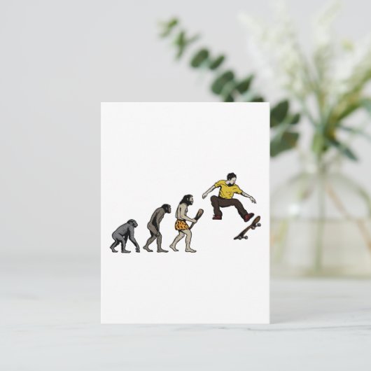 Carte Postale Ski (Debout devant)