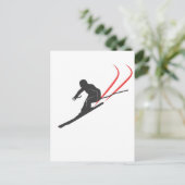 Carte Postale ski (Debout devant)