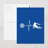 Carte Postale Ski (Devant / Derrière)