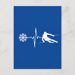 Carte Postale Ski