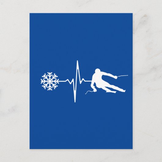 Carte Postale Ski (Devant)