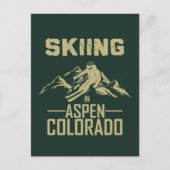 Carte Postale Ski à Aspen Colorado (Devant)