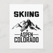 Carte Postale Ski à Aspen Colorado (Devant)