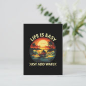 Carte Postale Ski à jet classique (Debout devant)