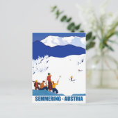 Carte Postale Ski à Semmering, Autriche (Debout devant)