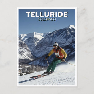 Carte Postale Ski à Telluride Colorado